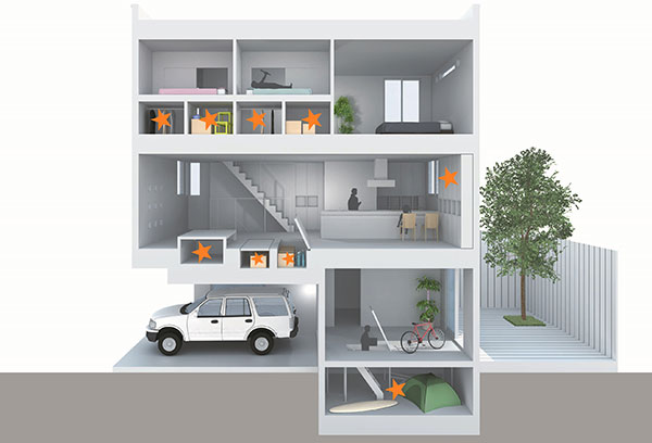 3階建て 多層階住宅 で 敷地の可能性を最大限に生かす